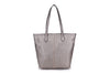 Andrea Shopper Handbag Metallic
