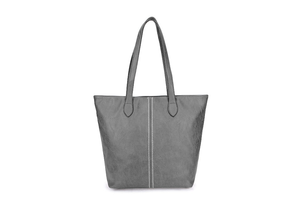 Andrea Shopper Handbag Grey