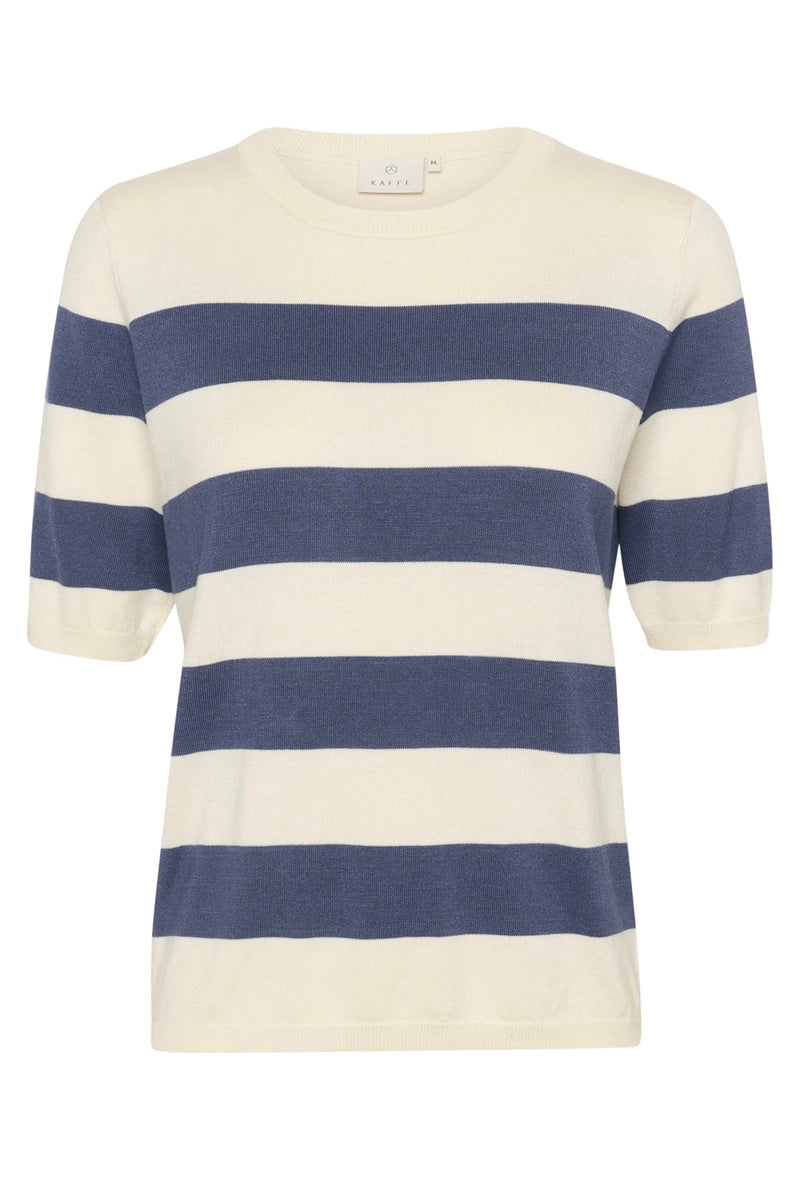 KAFFE KAlizza Pullover Striped Indigo Blue/White