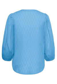 KAFFE KAgabriela Blouse-Azure Blue