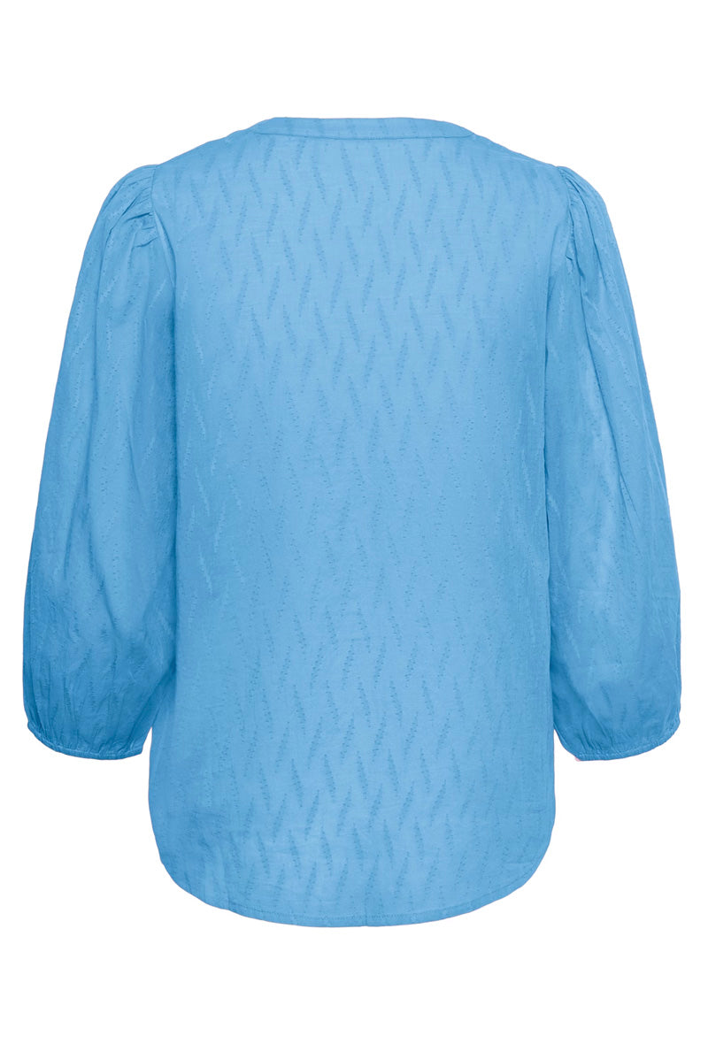 KAFFE KAgabriela Blouse-Azure Blue