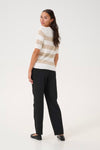 KAFFE KAlizza Pullover Striped Sweater Stone