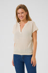 KAFFE KAgitte Blouse Feather Gray Melange