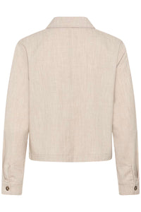 KAFFE KAomila Shirt Jacket Feather Grey