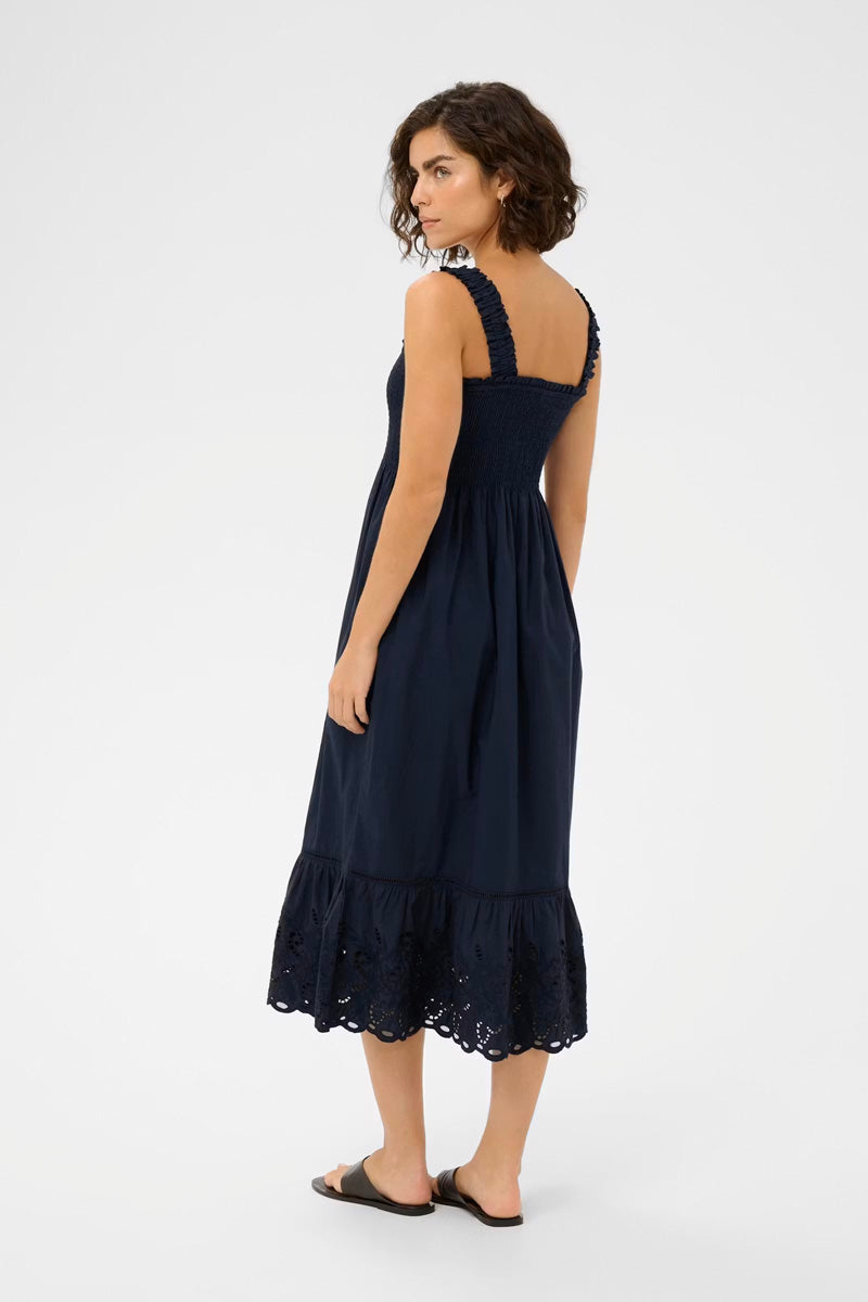 KAFFE KAgertrud Dress Midnight Marine