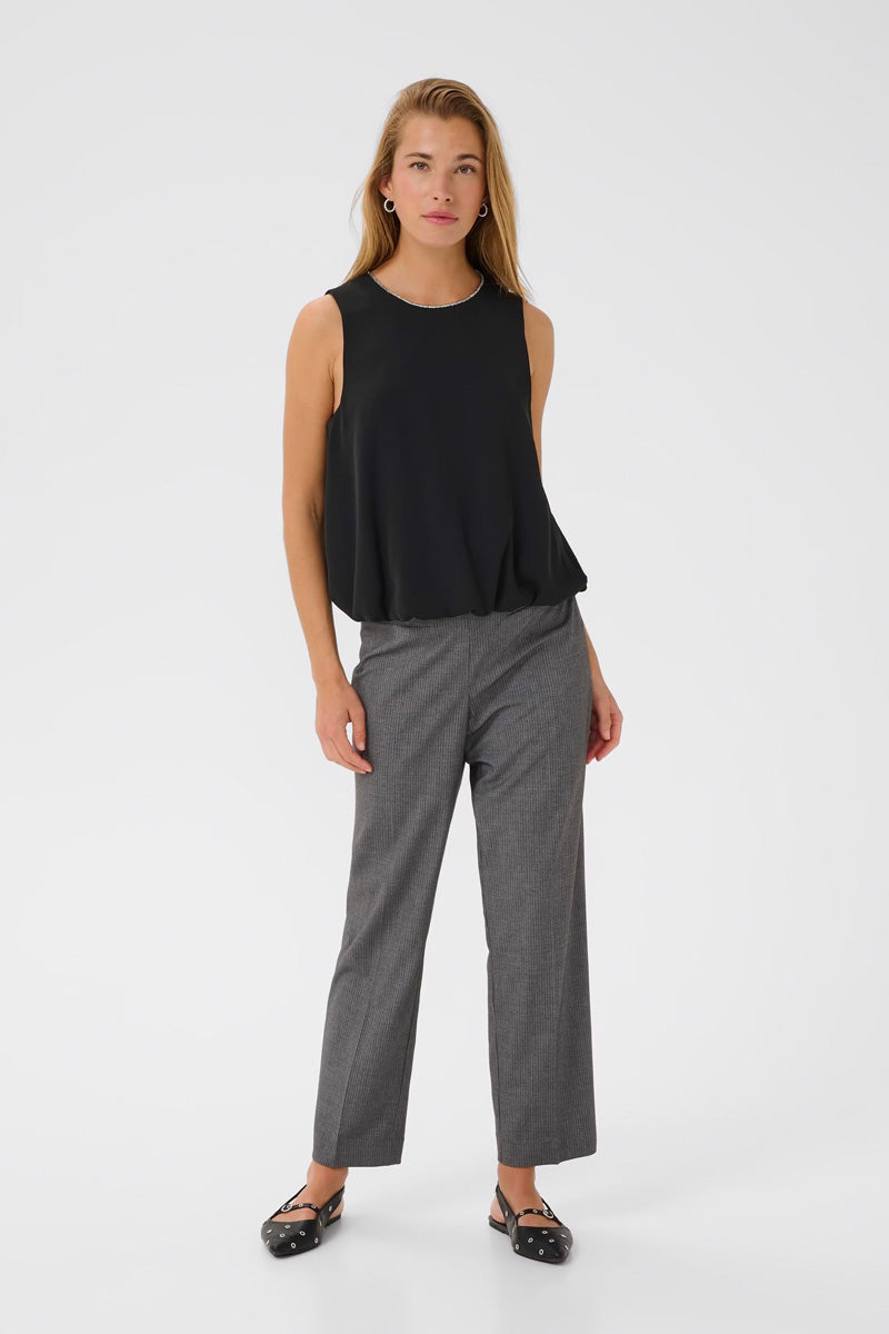 KAFFE KAolga Sleeveless Top Black