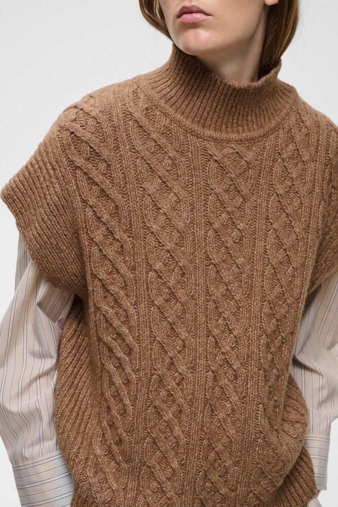 InWear TAIEIW Sleeveless Pullover Tobacco Brown