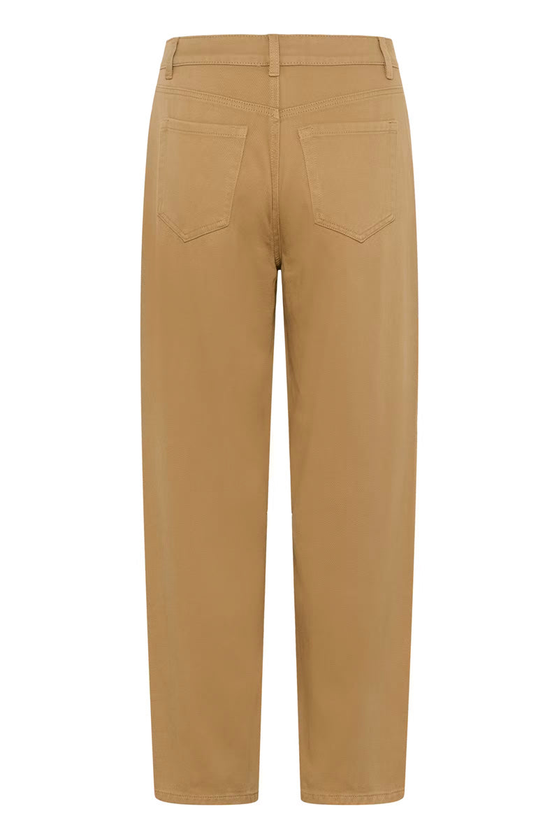 KAFFE KAbrynn Barrel Twill Jeans Washed Petrified Oak