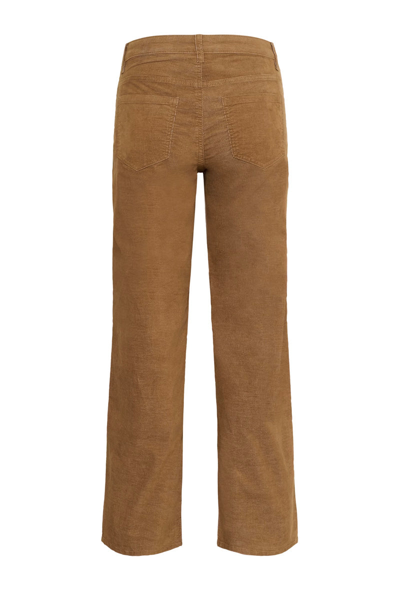 KAFFE KAmolly Needlecord Trousers Toasted Coconut