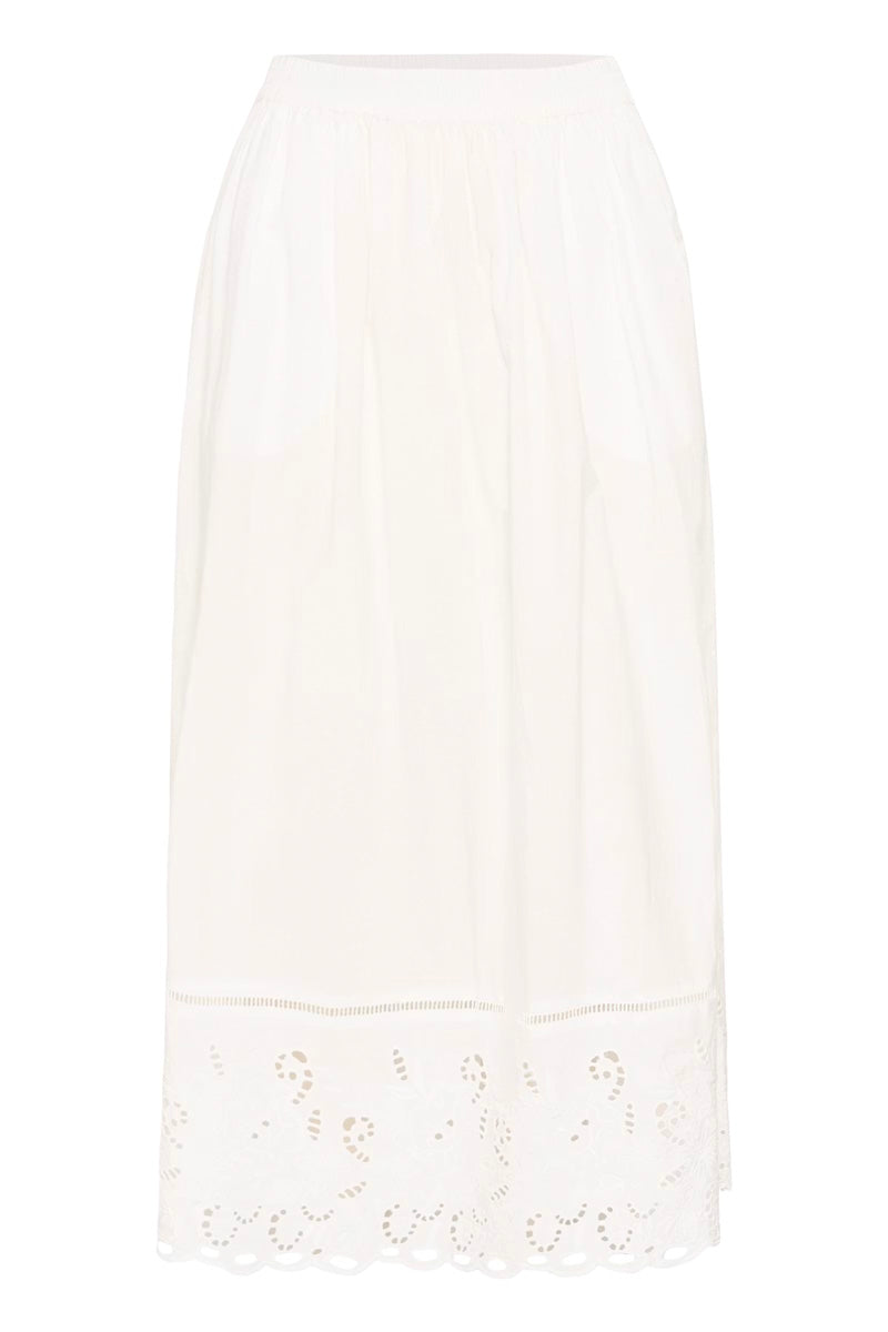KAFFE KAgertrud Skirt Chalk White