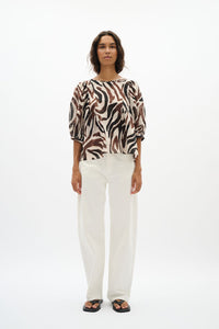 InWear ROSALIE IW Blouse Haze Zebra