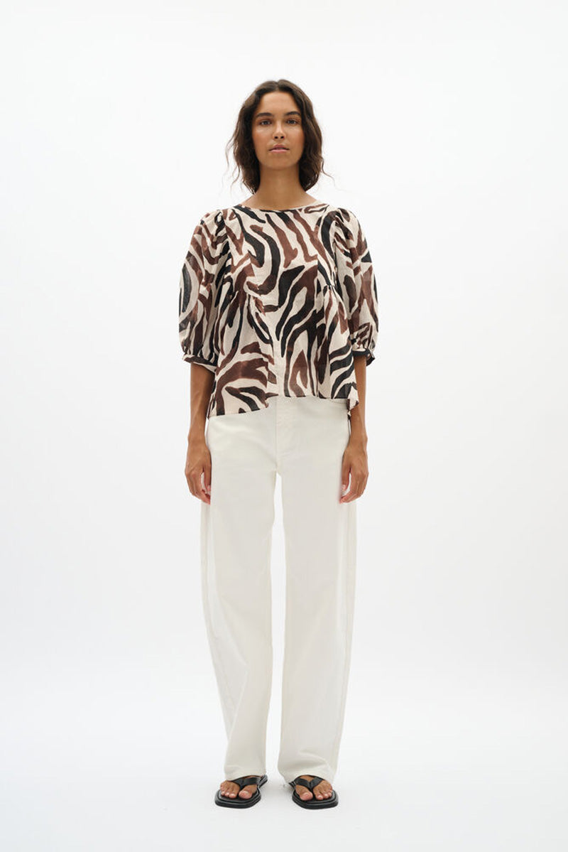 InWear ROSALIE IW Blouse Haze Zebra