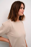 KAFFE KAlone Knit Pullover Feather Gray