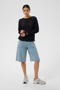 KAFFE KAabalina Knit Pullover Black Deep