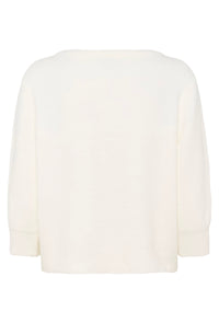 KAFFE KAbetty Pullover Chalk White