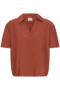 KAFFE KAemily Blouse Henna