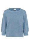 KAFFE KAbetty Pullover Windward Blue Melange
