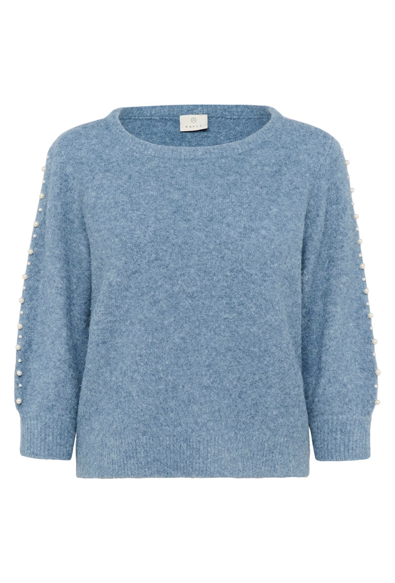 KAFFE KAbetty Pullover Windward Blue Melange