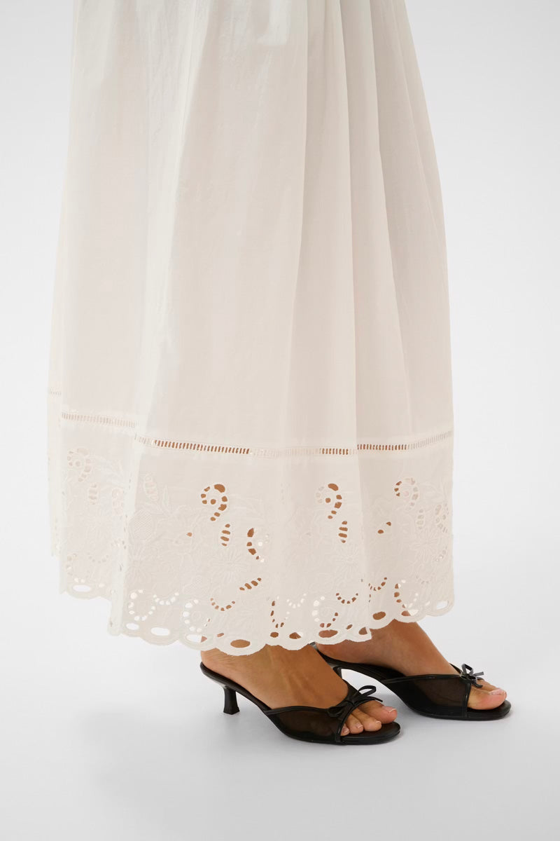 KAFFE KAgertrud Skirt Chalk White