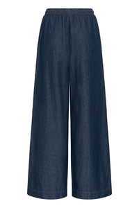 KAFFE KAjade Wide Jeans Dark Blue Chambray