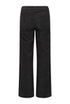 KAFFE KAmolly Needlecord Trousers Black Oyster