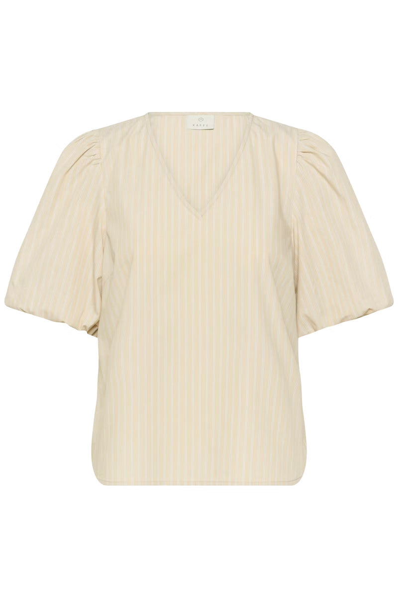 KAFFE KAjosie Blouse Feather Grey Stripe