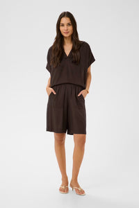 KAFFE KAmilia Shorts Black Coffee