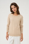 KAFFE KAlizza Knit Pullover Feather Gray