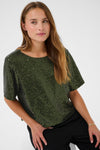 KAFFE KAmiranda Blouse-Ivy Green