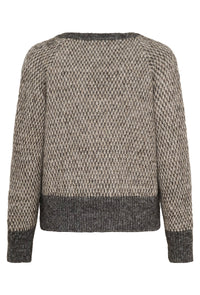 KAFFE KAmelinda Pullover Dark Grey/Feather Grey