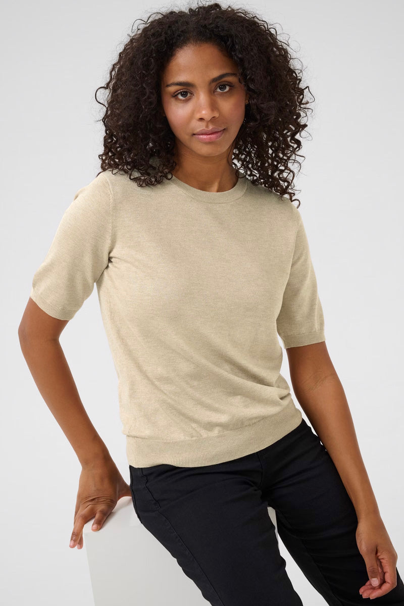 KAFFE KAlizza Pullover Sweater Stone