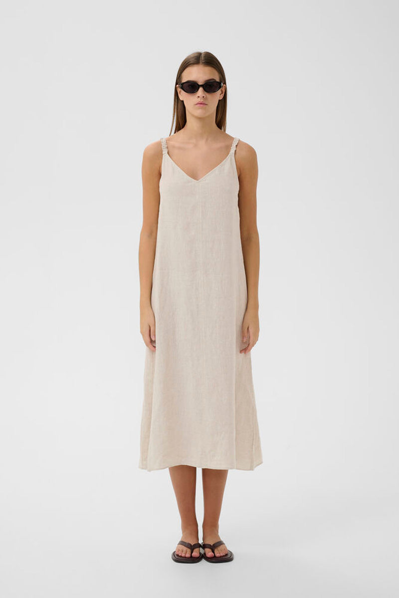 InWear ELINOR IW Linen Dress Stone
