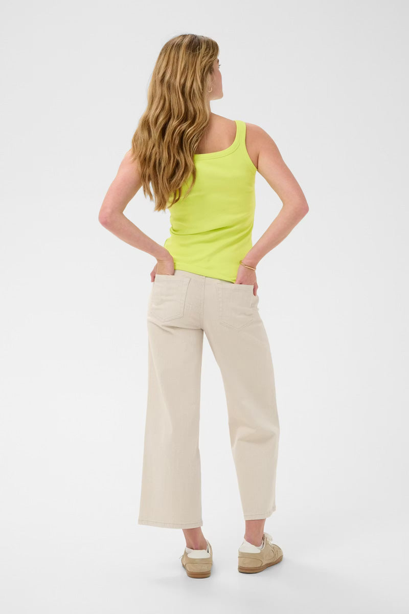 KAFFE KAcarna Tank Top Wild Lime