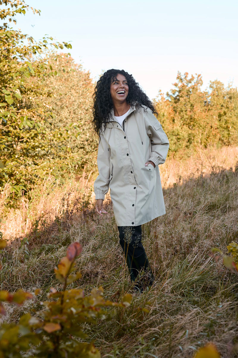 KAFFE KAennie Coat-Feather Gray