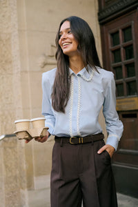 KAFFE KAlima Trousers-Coffee Bean