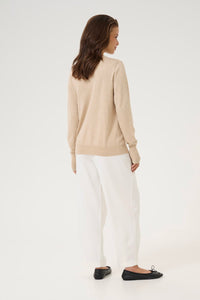 KAFFE KAlizza Knit Pullover Feather Gray