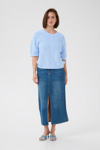 KAFFE KAwhitney Pullover-Windsurfer Blue