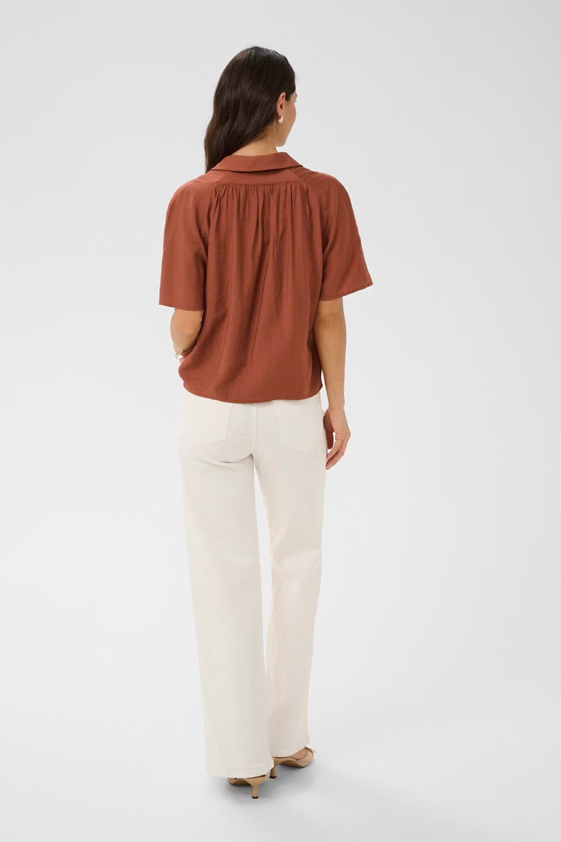 KAFFE KAemily Blouse Henna