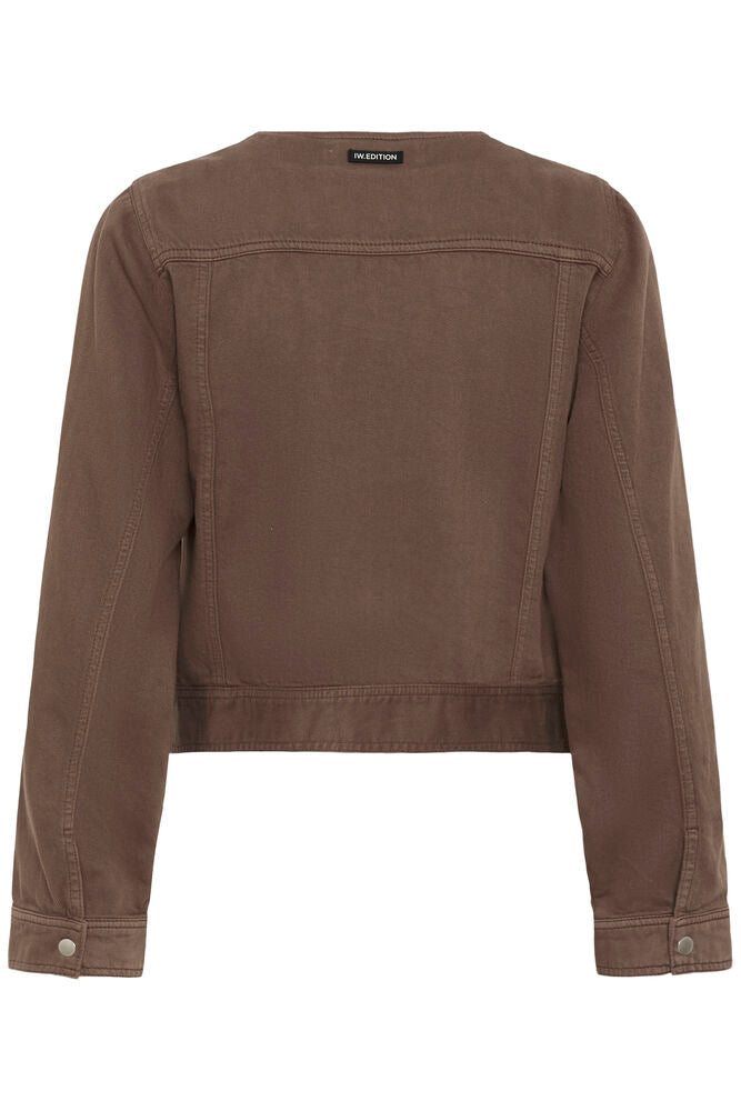 InWear GLADYS IW Denim Jacket Coffee Quartz