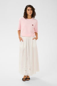KAFFE KAgertrud Skirt Chalk White