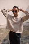 KAFFE KAsolar Pullover Feather Gray