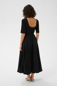 KAFFE KAkirtsen Short Sleeve Dress-Black