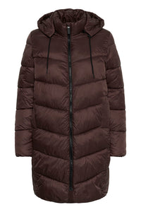 KAFFE KAsusanne Coat-Coffee Bean