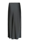 KAFFE KAhill Long Skirt Black Oyster