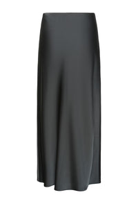 KAFFE KAhill Long Skirt Black Oyster