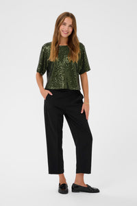 KAFFE KAmiranda Blouse-Ivy Green