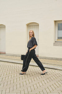 KAFFE KAtessa Trousers-Deep Black