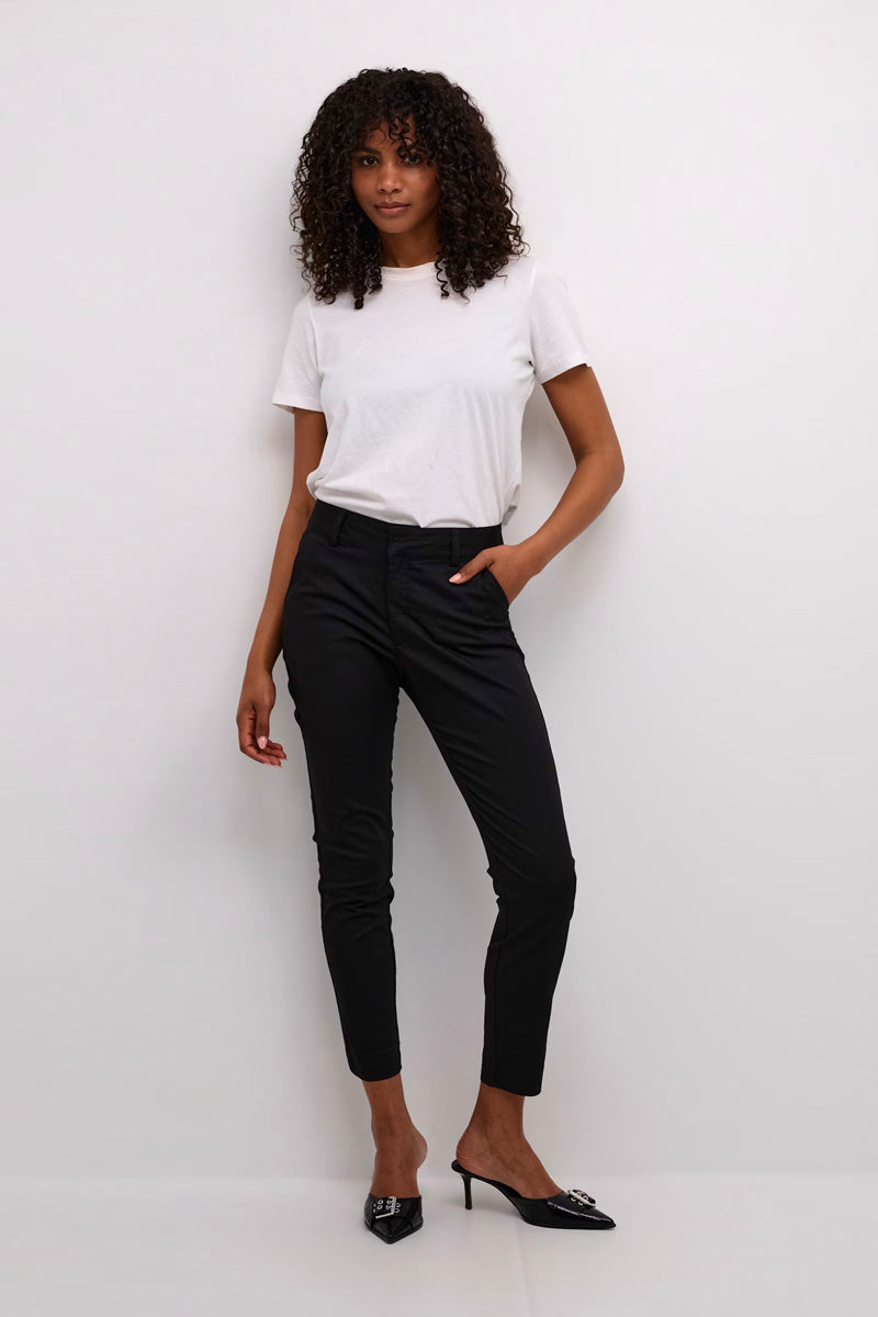 KAFFE KAlea Chino Pant Black