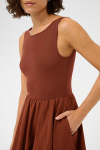 KAFFE KAkirtsen Dress Henna
