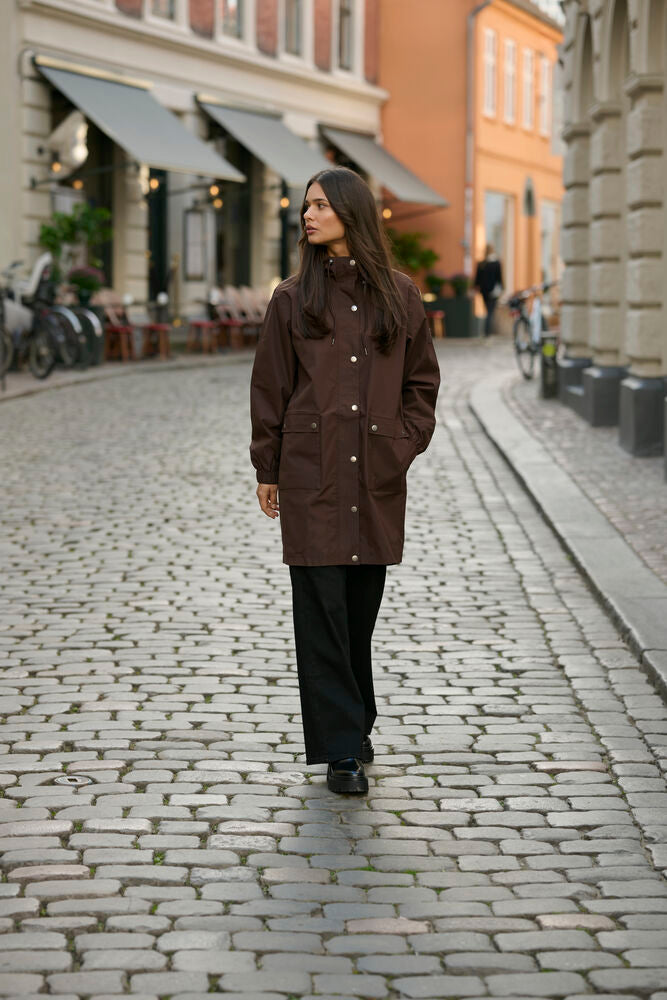 KAFFE KAennie Sophia Coat-Coffee Bean